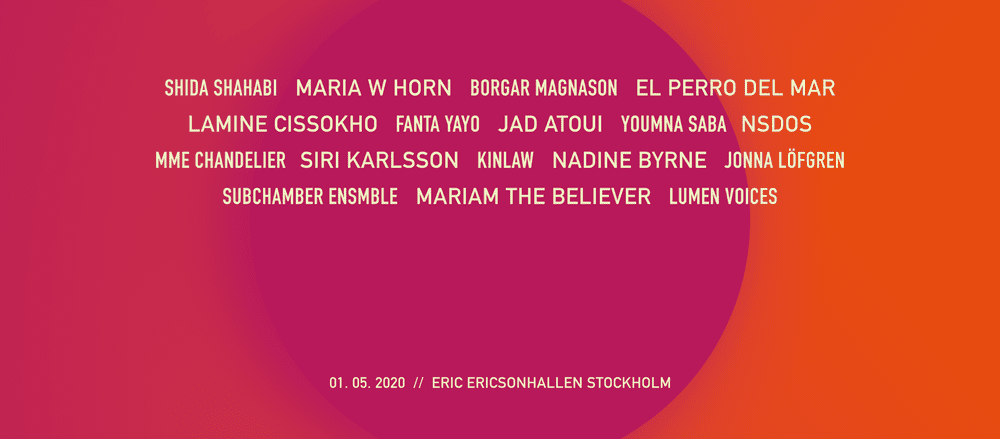 Lumen Project Stockholm 2020 - Cancelled — poster